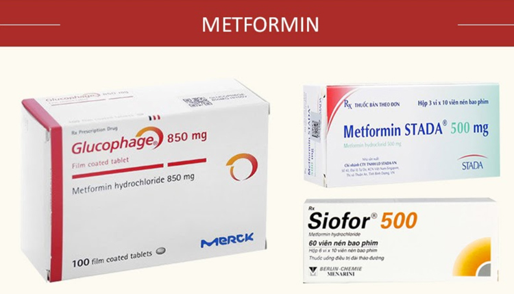 Nhiều chế phẩm quen thuộc của Metformin trên thị trường